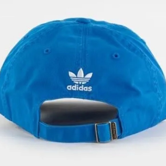 ADIDAS Originals Relaxed Mens Strapback Hat - BLUE, OS NWT - Picture 2 of 2